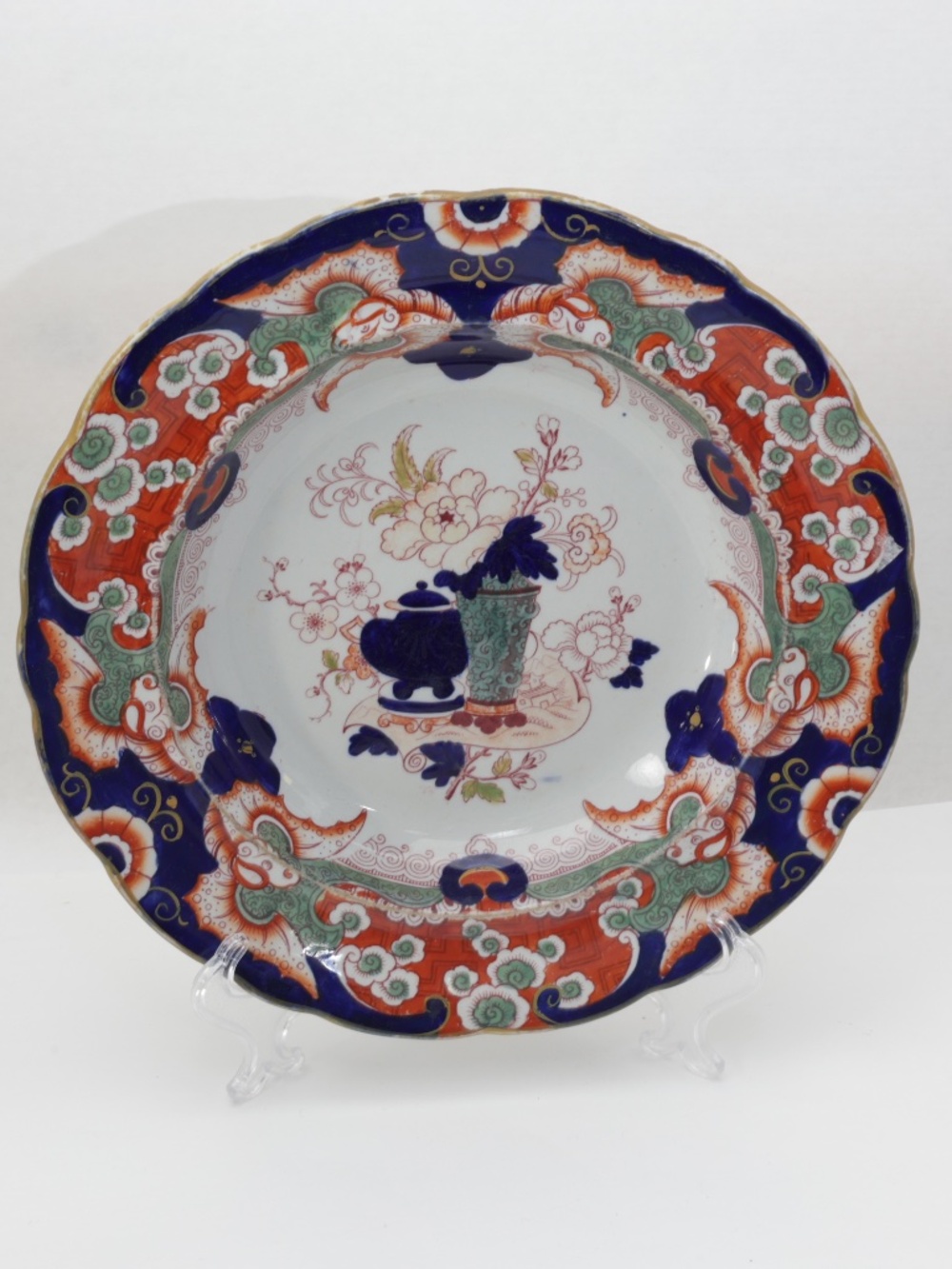 Share Antique British Ironstone China Plate Dish Model 266
